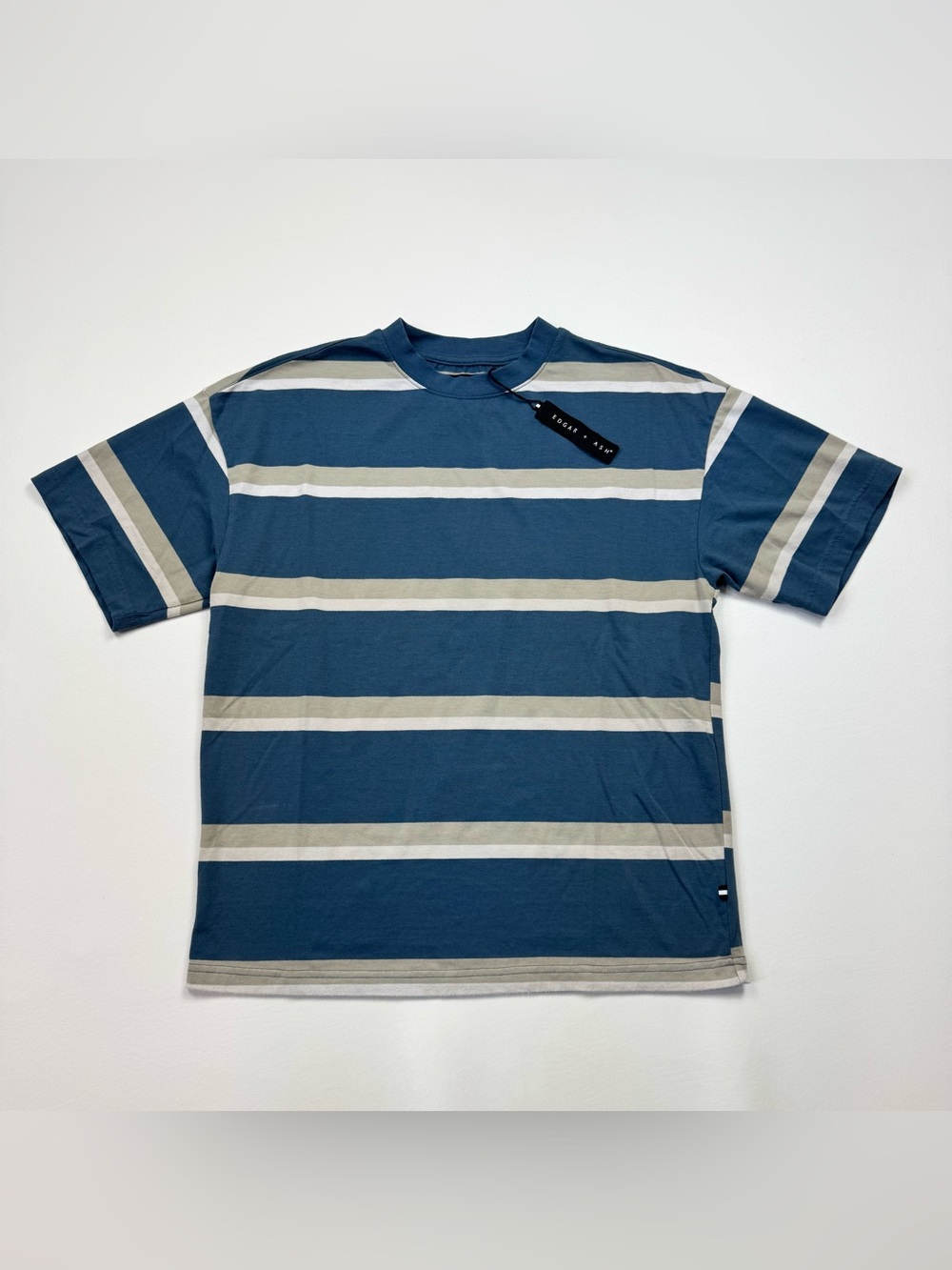 NEW! Men’s Edgar + Ash Short Sleeve Striped T-Shirt Size Small W/Tags